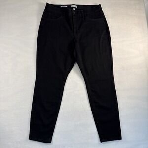 Ava & Viv Jeans Womens 17 Black High Rise Skinny Denim Stretch